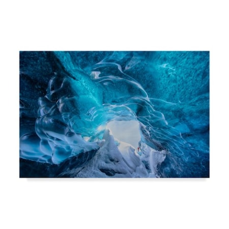 Trevor Cole 'The Blue Ice Cave' Canvas Art,22x32